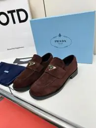 prada cuir chaussures pour femme s_125b156